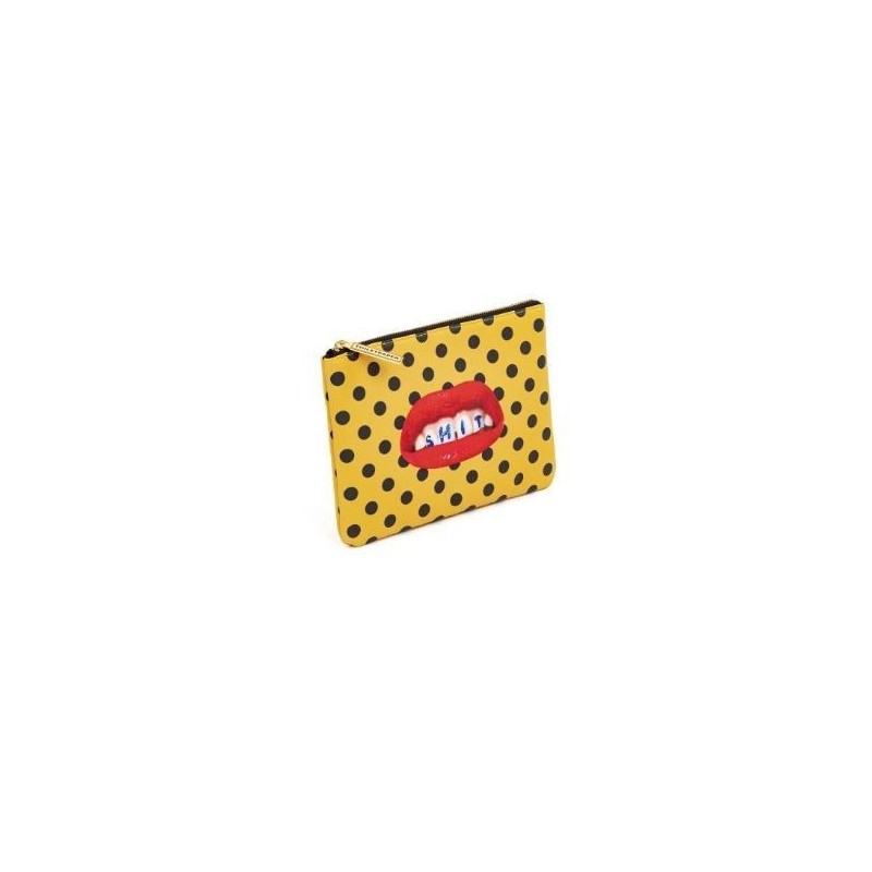 SELETTI Toiletpaper Beauty case "square" 21x15,5 - SHIT