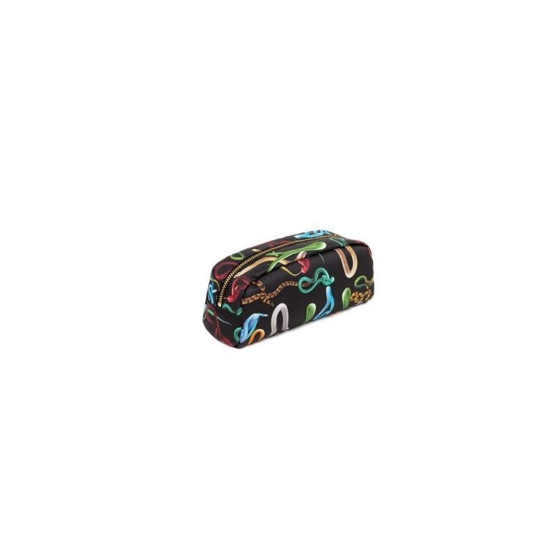 SELETTI Toiletpaper Beauty case Medium 20,5x7 h.9 - SNAKES