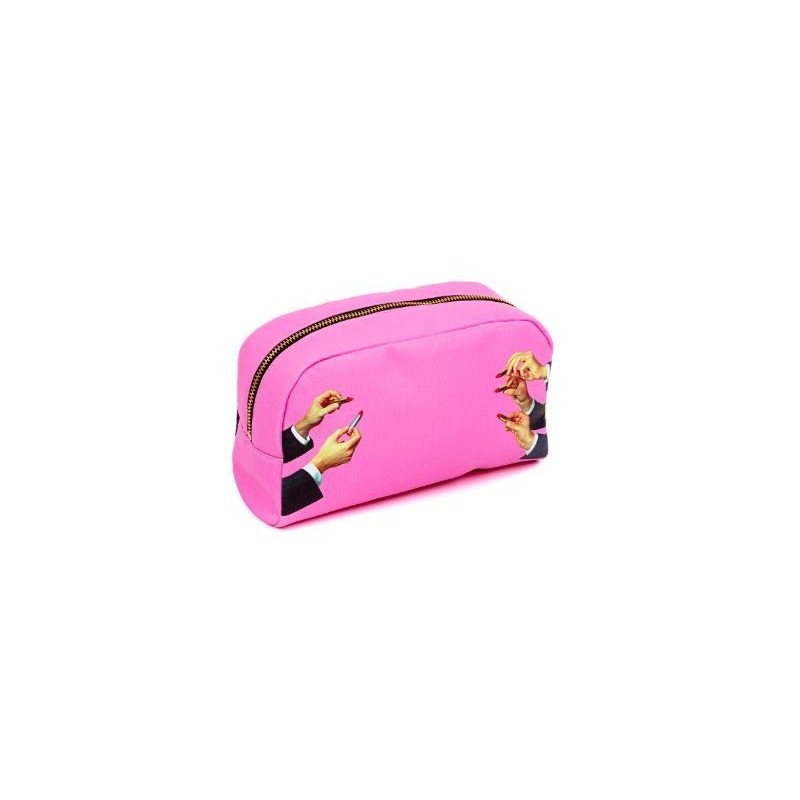 SELETTI Toiletpaper Beauty case Large 23x8 h.13 - LIPSTICKS PINK