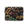 SELETTI Toiletpaper printed pu laptop bagr - snakes