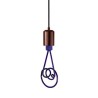 SELETTI T-holder holder ceiling in porcelain e27