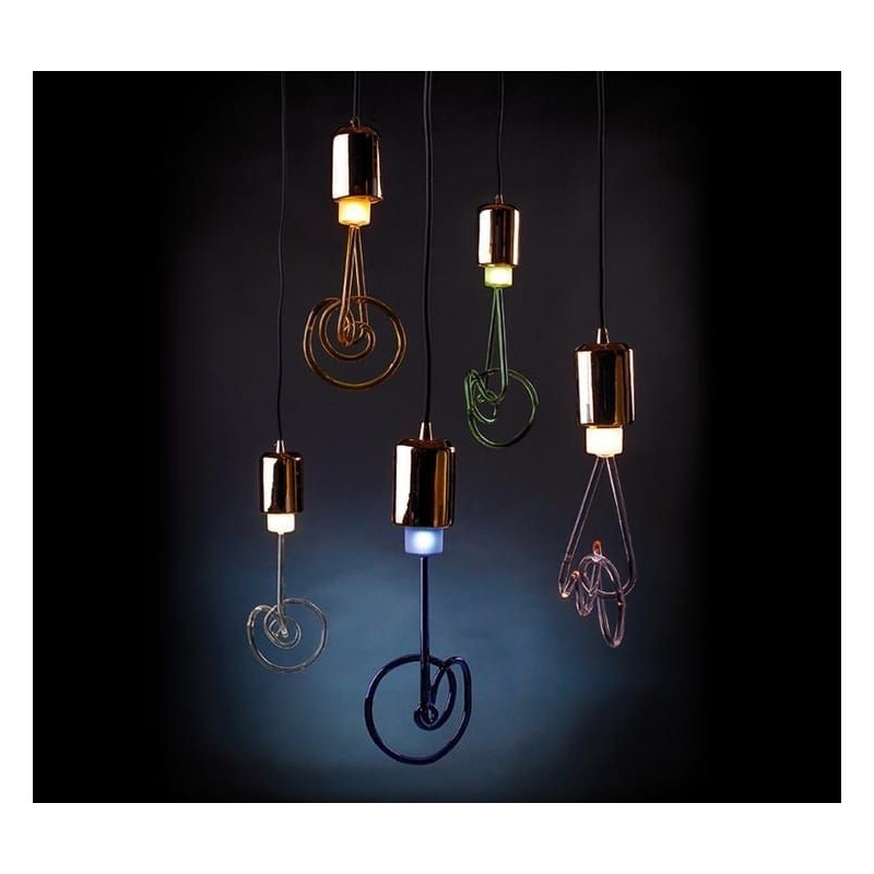SELETTI T-holder holder ceiling in porcelain e27