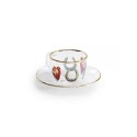 SELETTI Toiletpaper glass coffee set -i love you