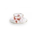 SELETTI Toiletpaper glass coffee set - roses