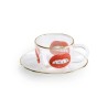 SELETTI Toiletpaper glass coffee set - shit