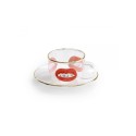 SELETTI Toiletpaper glass coffee set - shit