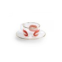 SELETTI Toiletpaper glass coffee set - shit