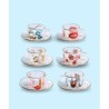 SELETTI Toiletpaper glass coffee set - shit