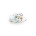 SELETTI Toiletpaper glass coffee set - snakes