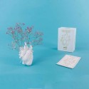 SELETTI Vase en porcelaine "Love In Bloom"