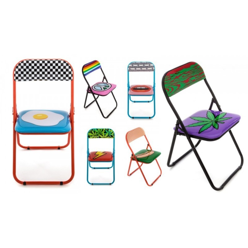 SELETTI Studio Job-Blow Folding chair  - Egg