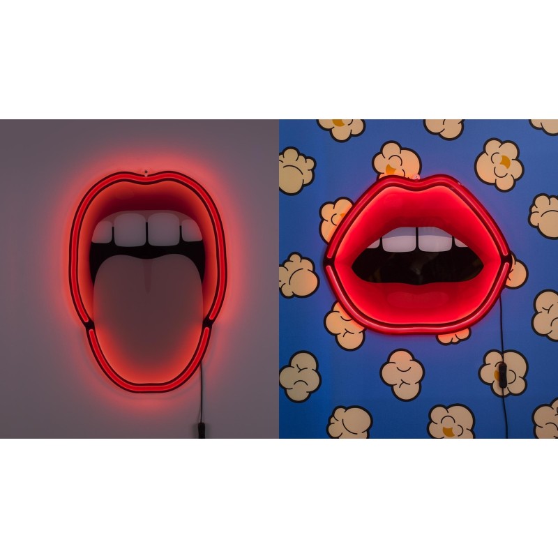 SELETTI Studio Job-Blow Neon lamp  - Mouth
