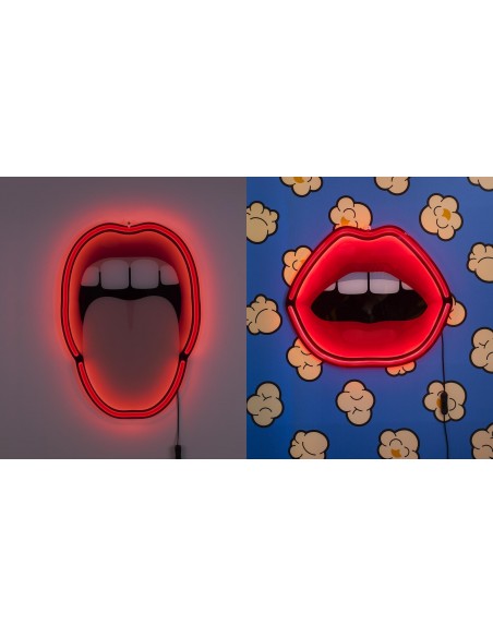 SELETTI Studio Job-Blow Neon lamp  - Mouth