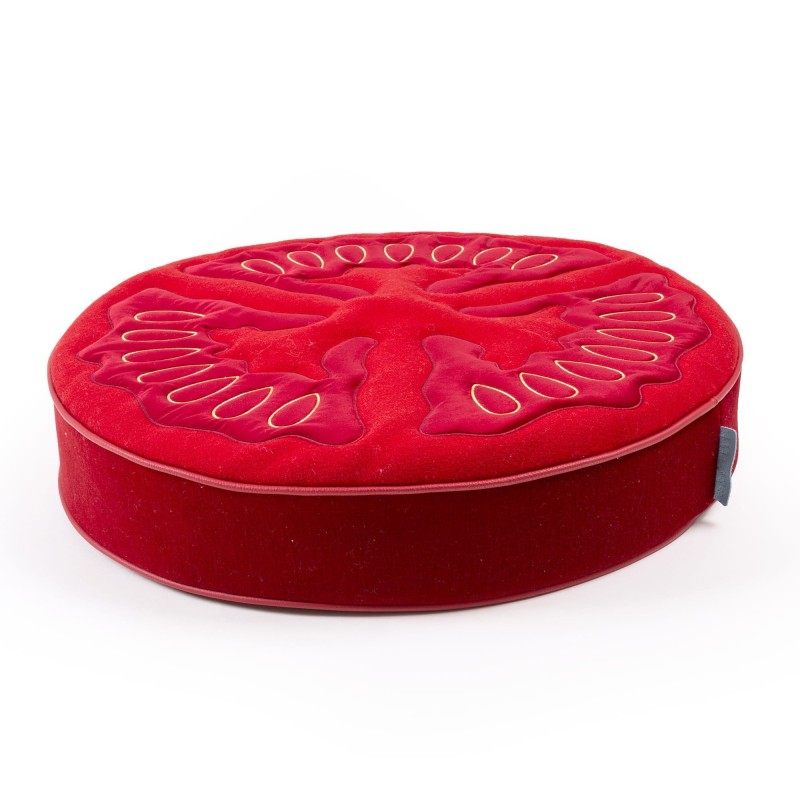SELETTI Studio Job-Blow Hamburger sofa with Tomato and Gherkin