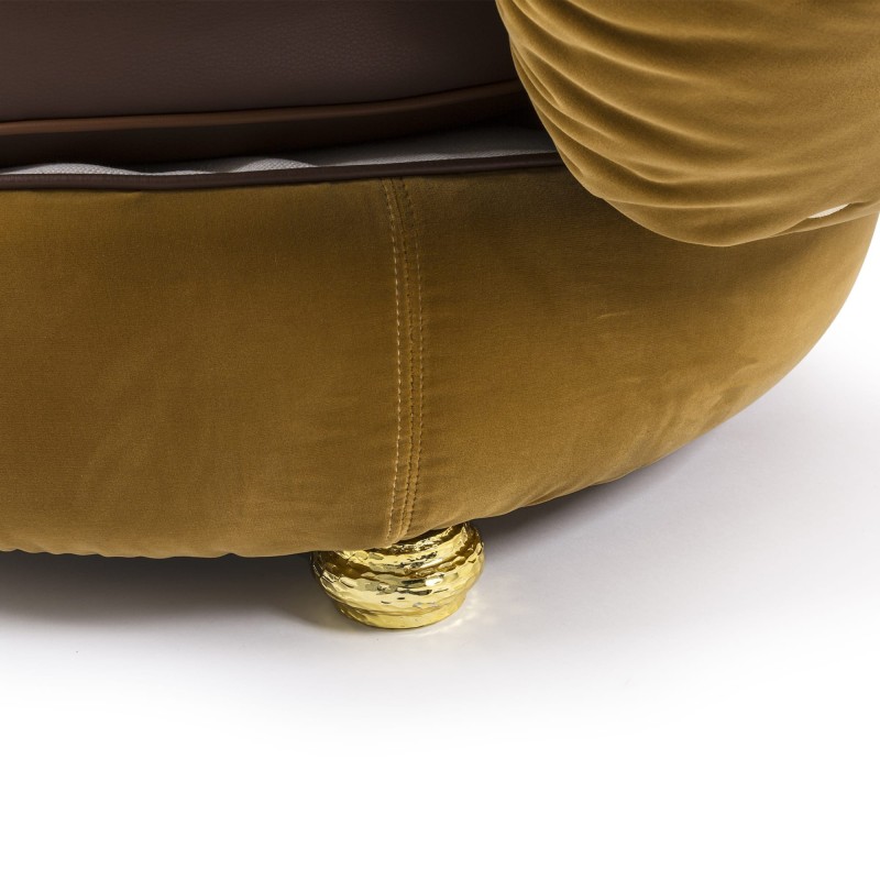 SELETTI Studio Job-Blow Hamburger sofa with Tomato and Gherkin