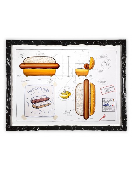 SELETTI Studio Job-Blow Hotdog Sofa Basic