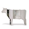 SELETTI Sending animals 2.0 Wooden Cupboard - Cow