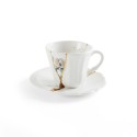 SELETTI Kintsugi Porcelain coffee cup + plate n'3
