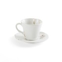 SELETTI Kintsugi Porcelain coffee cup + plate n'3