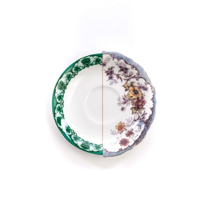 SELETTI Hybrid Porcelain tea cup + plate  - Isidora