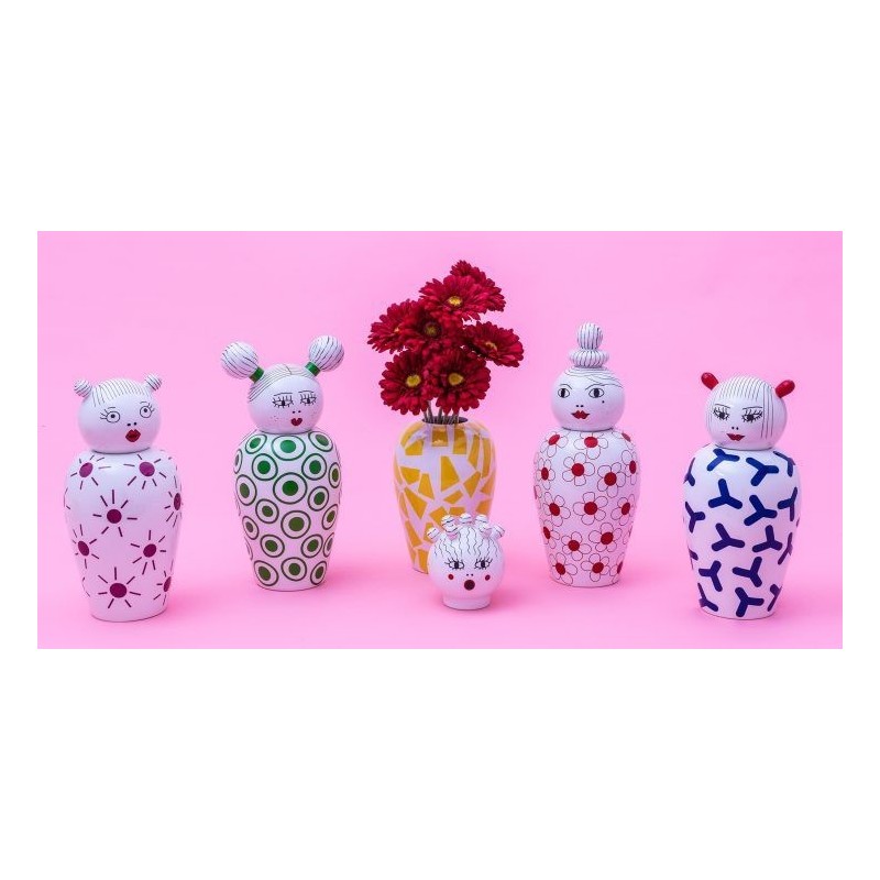 SELETTI Le Canopie Dolomite vase  - Rosio