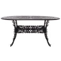 SELETTI Industry Collection Oval Aluminium Table 152x90 cm