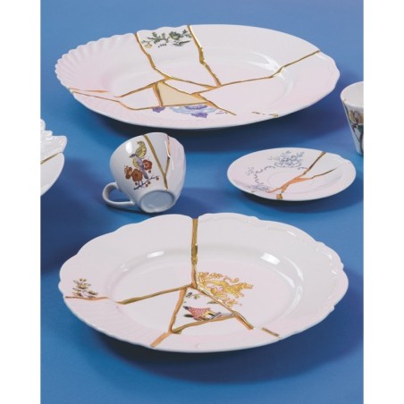 SELETTI Kintsugi Porcelain plate n'3