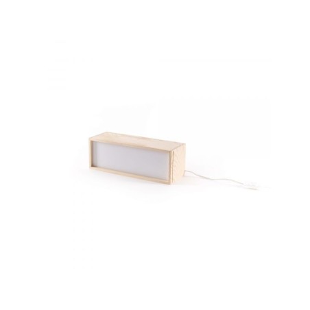 SELETTI lighthink_boxes box light wood - 4 written change - Cm.30x10,5 h.10,5