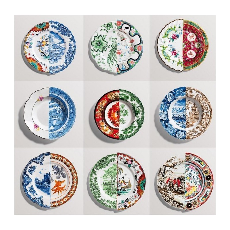 SELETTI Hybrid Porcelain Dessert plate - Eudossia