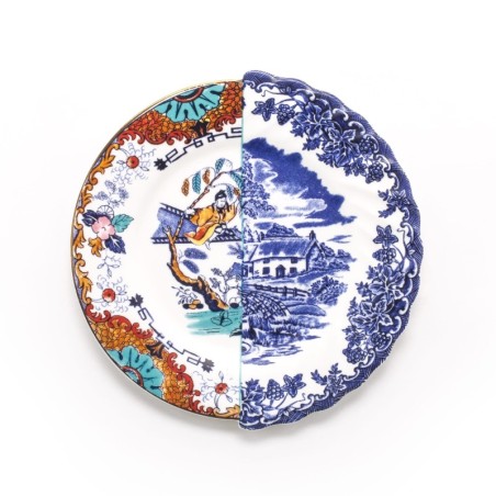 SELETTI Hybrid Porcelain Dessert plate - Valdrada