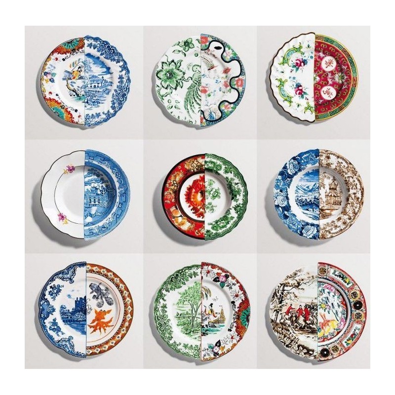 SELETTI Hybrid Porcelain Dessert Plate - Zoe