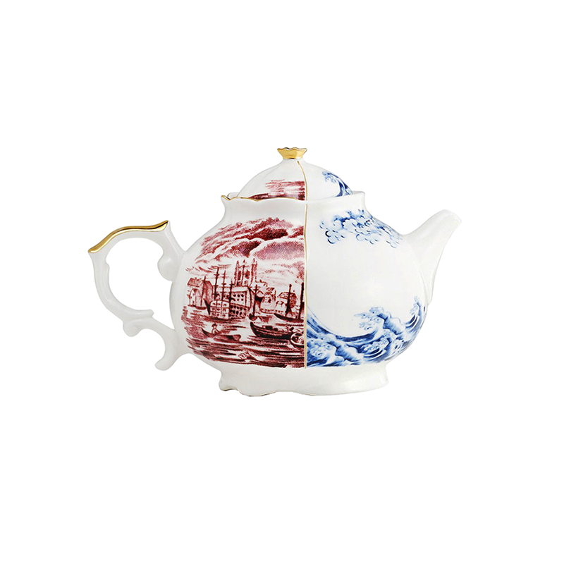 SELETTI Hybrid Porcelain Teapot - Smeraldina