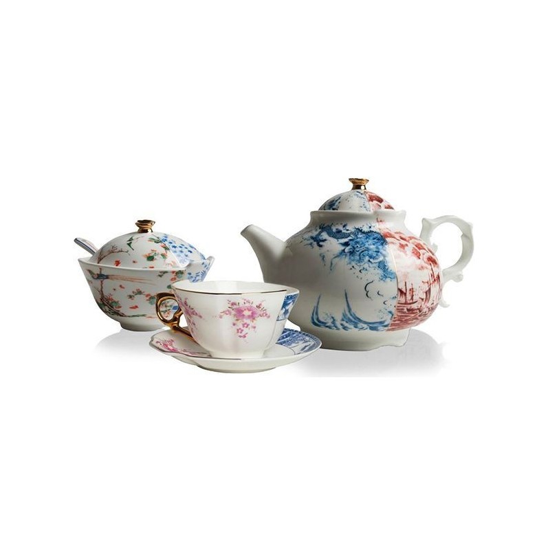 SELETTI Hybrid Porcelain Teapot - Smeraldina