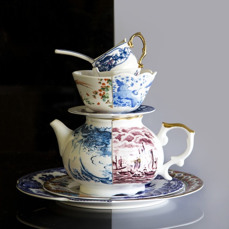 SELETTI Hybrid Porcelain Teapot - Smeraldina