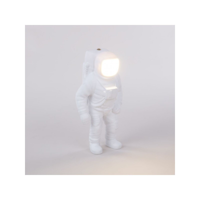SELETTI resin rechargeable led table lamp cosmic-flashing starman