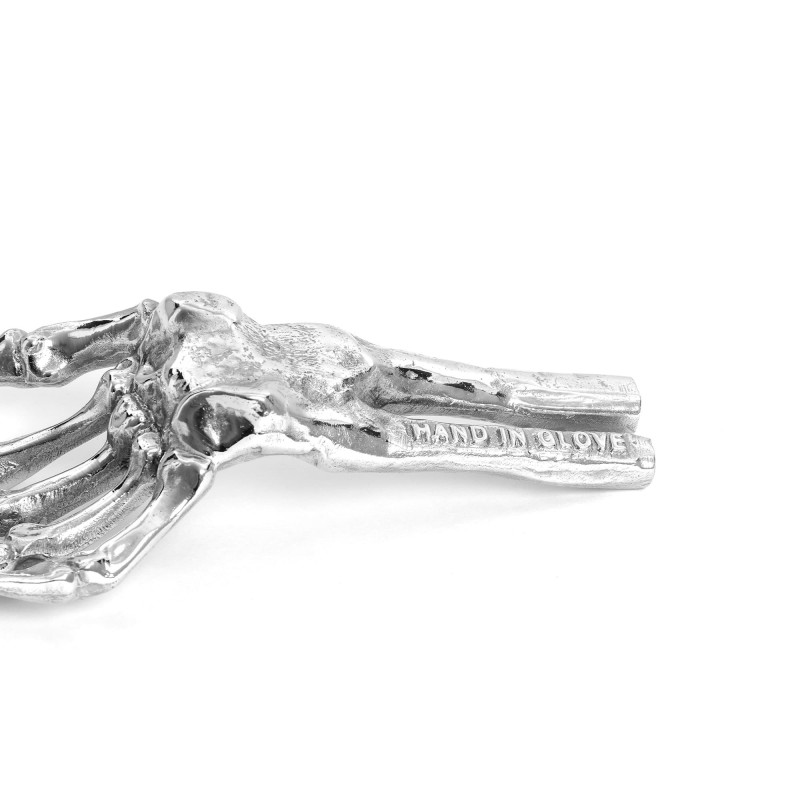 SELETTI Diesel "Diesel-Skeleton Hand in Glove" Aluminium skeleton hand