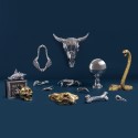 SELETTI Diesel Wunderkammer "Diesel-Holy Crab" Aluminium crab