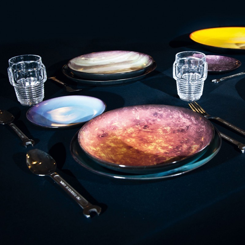 SELETTI Diesel Cosmic Diner Plate  - Uranus
