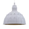 SELETTI Cupolone resin ceiling lamp - white