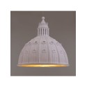 SELETTI Cupolone resin ceiling lamp - white