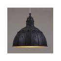 SELETTI Cupolone resin ceiling lamp - gray