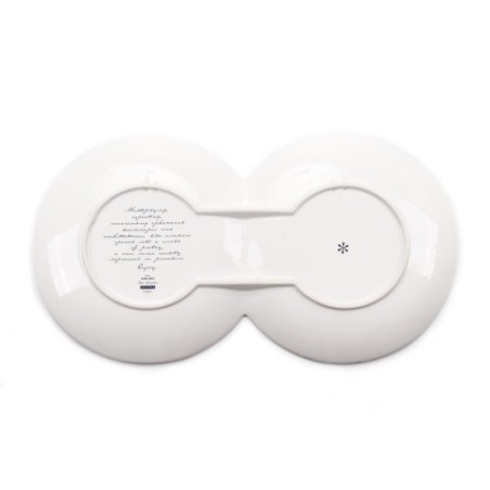 SELETTI multidish-double plate in porcelain