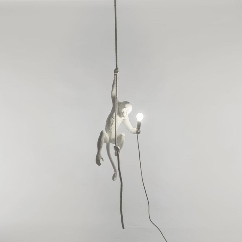 SELETTI The Monkey Lamp With Rope - Indoor
