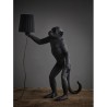 SELETTI The Monkey Lamp Standing Black - Outdoor