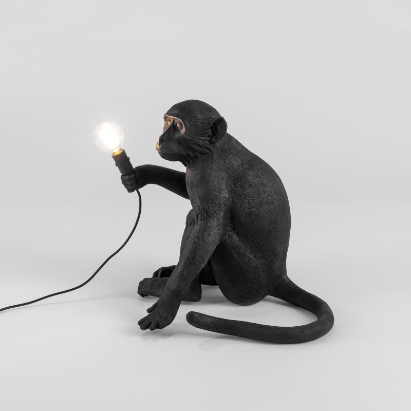 SELETTI The Monkey Lamp Sitting - Outdoor