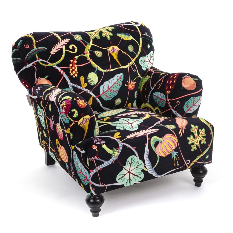 SELETTI Botanical Diva Sofa - Black