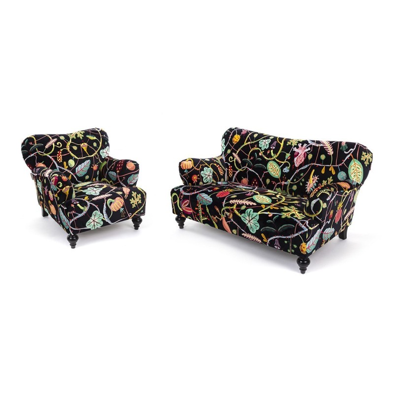 SELETTI Botanical Diva Sofa - Black