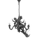 SELETTI Monkey chandelier - black