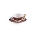 SELETTI Hybrid Porcelain tea cup + plate  - Kannauj