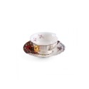 SELETTI Hybrid Porcelain tea cup + plate  - Kannauj